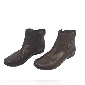 Naturalizer Dark Brown Ankle Booties